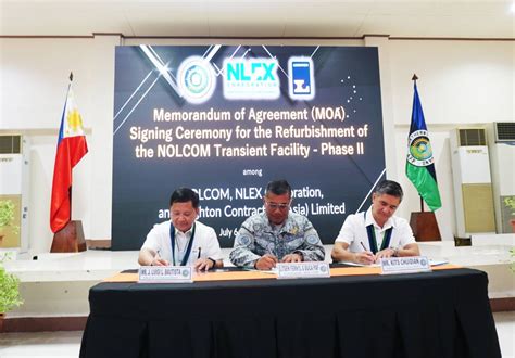 MOA finalizes Nolcom Transient Facility.